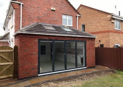 After large open plan kitchen extension